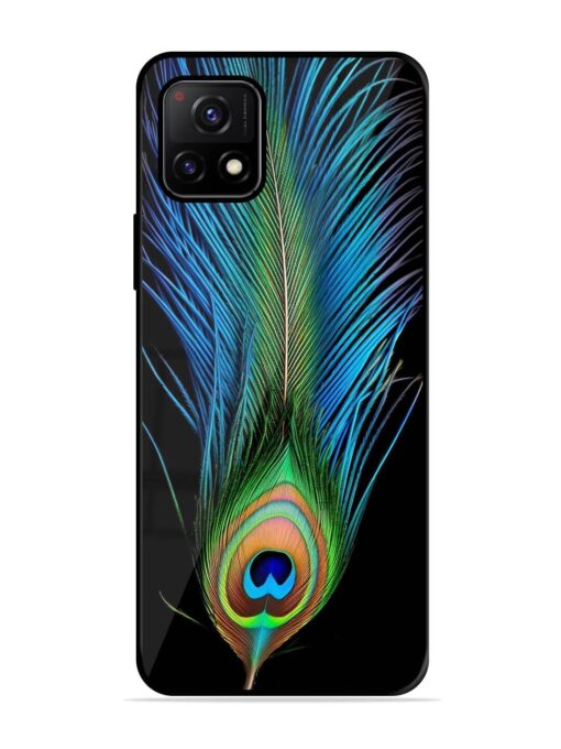 Peacock Feather Glossy Metal TPU Phone Cover for Vivo Y72 (5G)