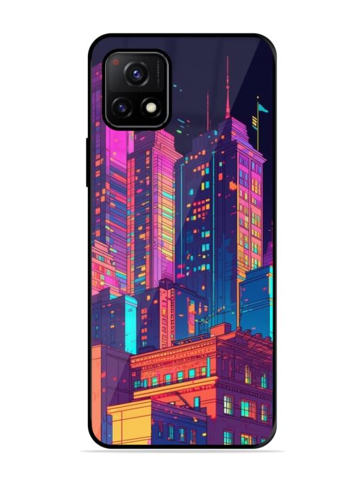 City View Glossy Metal Phone Cover for Vivo Y72 (5G) Zapvi