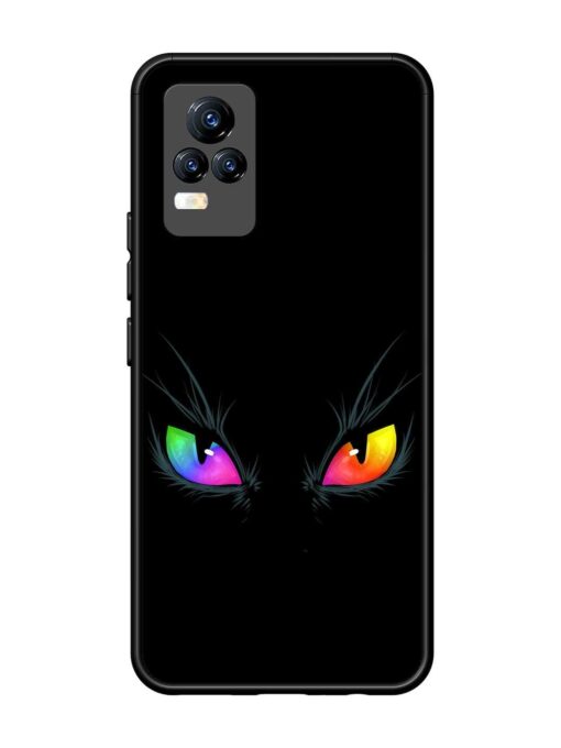 Cat Eyes Glossy Metal Phone Cover for Vivo Y73 Zapvi