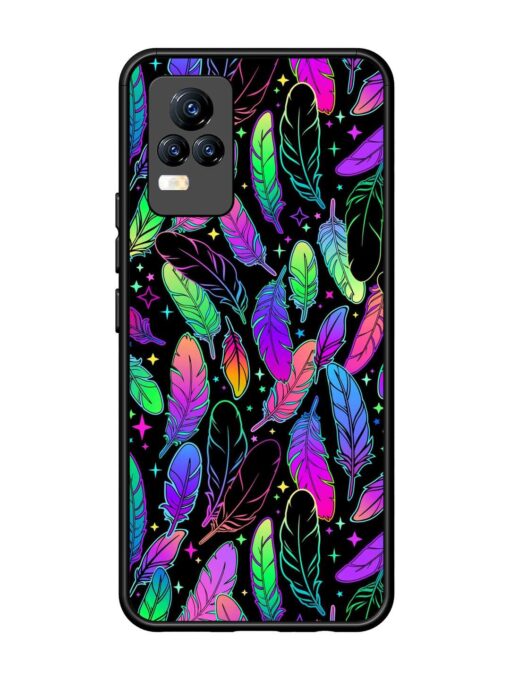 Bright Multi Colored Seamless Glossy Metal Phone Cover for Vivo Y73 Zapvi