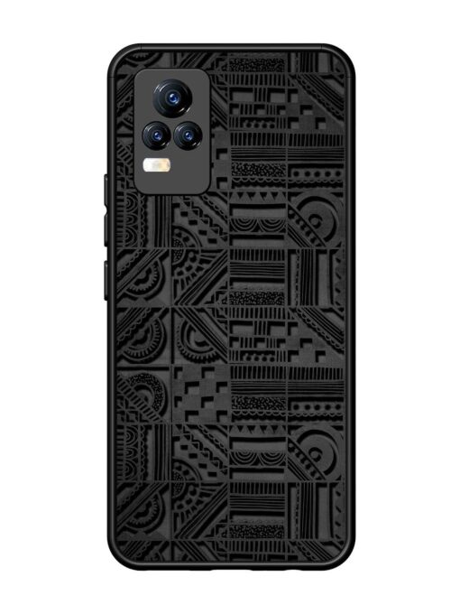 Seamless Pattern Glossy Metal Phone Cover for Vivo Y73 Zapvi