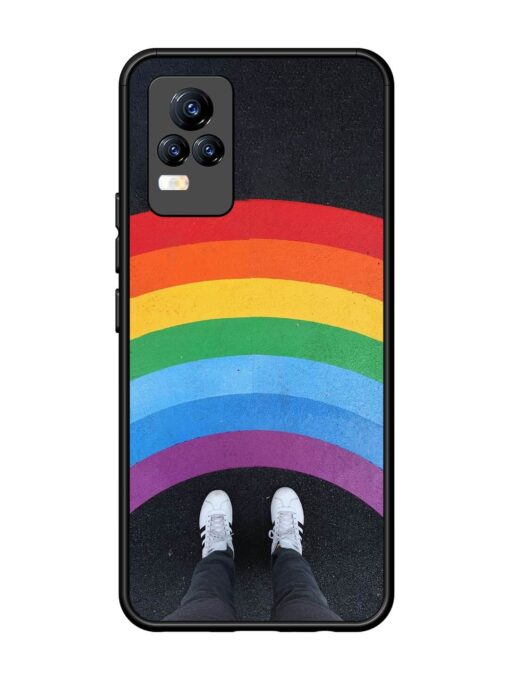 Legs Rainbow Glossy Metal TPU Phone Cover for Vivo Y73