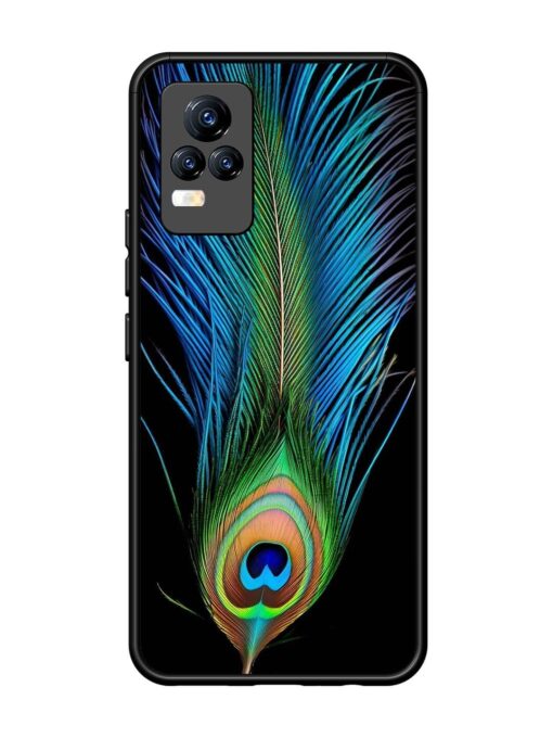 Peacock Feather Glossy Metal TPU Phone Cover for Vivo Y73