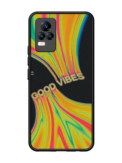 Good Vibes Glossy Metal Phone Cover for Vivo Y73