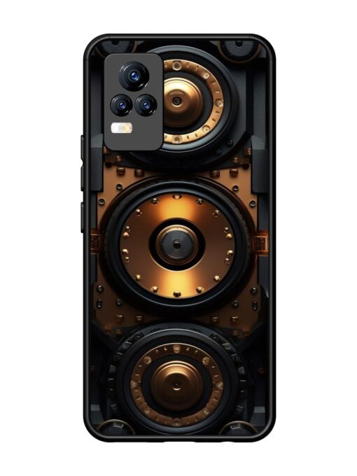 Sound Box Glossy Metal Phone Cover for Vivo Y73 Zapvi