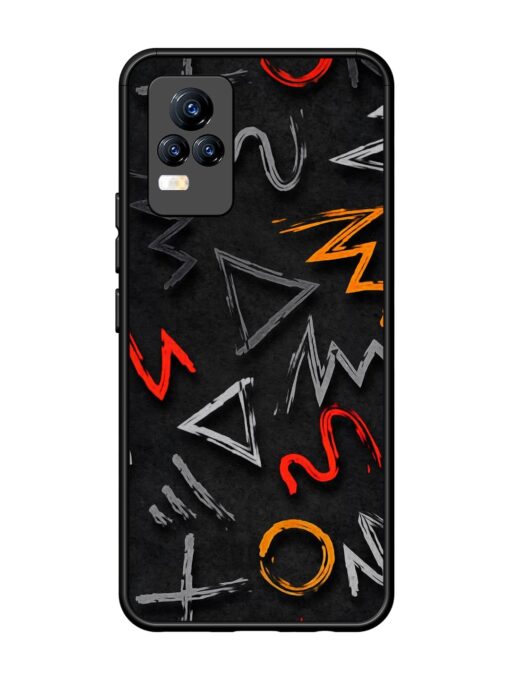 Grungy Graffiti Glossy Metal Phone Cover for Vivo Y73 Zapvi