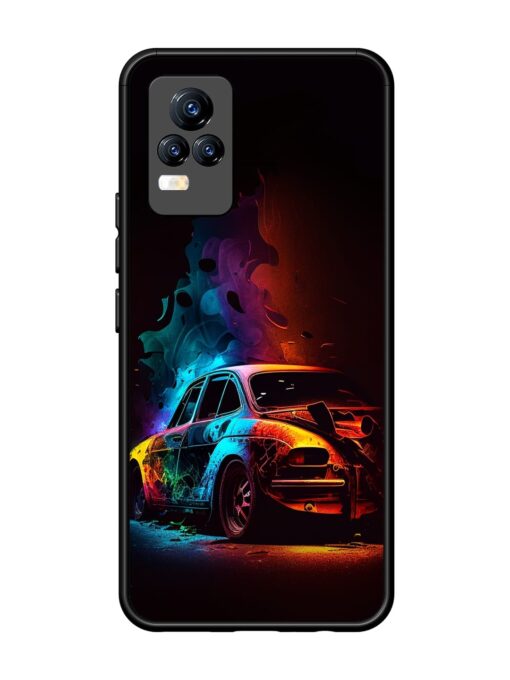 High Classic Car Art Glossy Metal Phone Cover for Vivo Y73 Zapvi