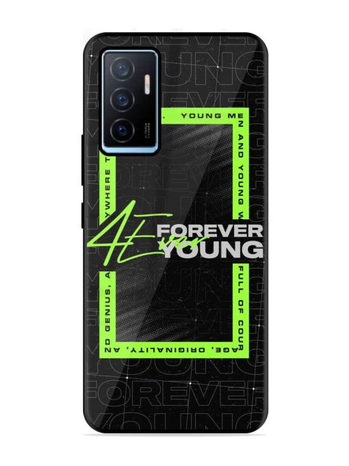 Forever Young Glossy Metal Phone Cover for Vivo Y75 (4G)