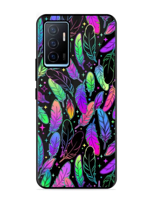 Bright Multi Colored Seamless Glossy Metal Phone Cover for Vivo Y75 (4G)