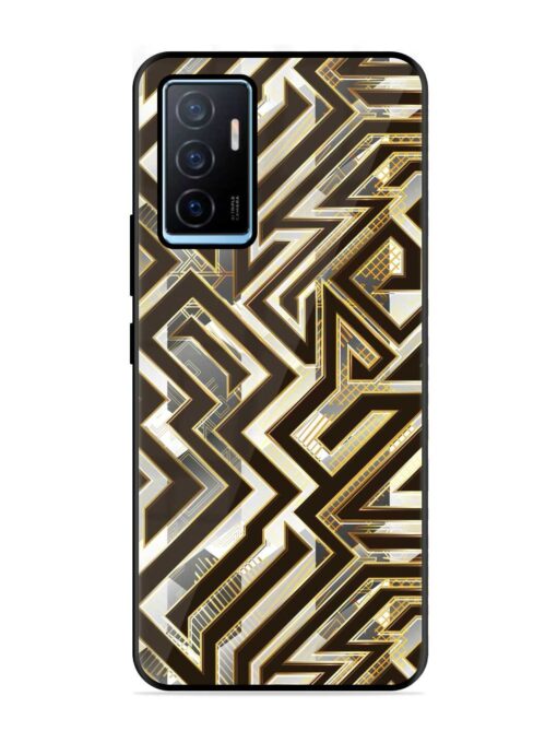 Technology Geometric Seamless Glossy Metal Phone Cover for Vivo Y75 (4G)