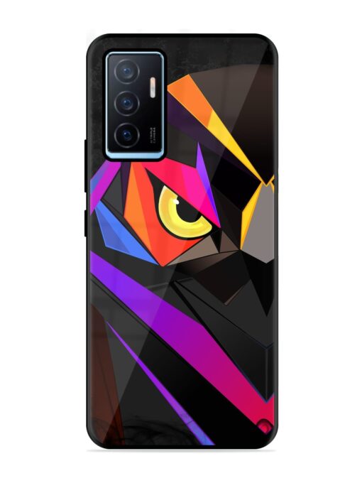 Wpap Owl Glossy Metal Phone Cover for Vivo Y75 (4G)