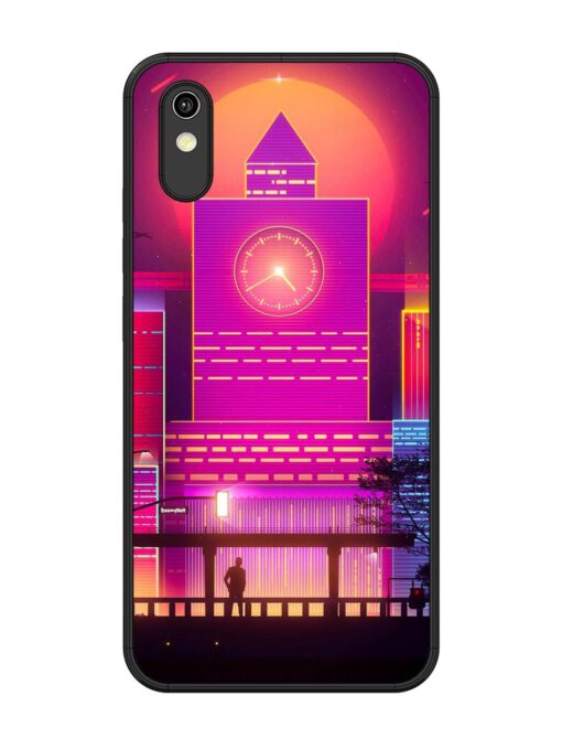 Clock Tower Glossy Metal TPU Phone Cover for Vivo Y90 Zapvi