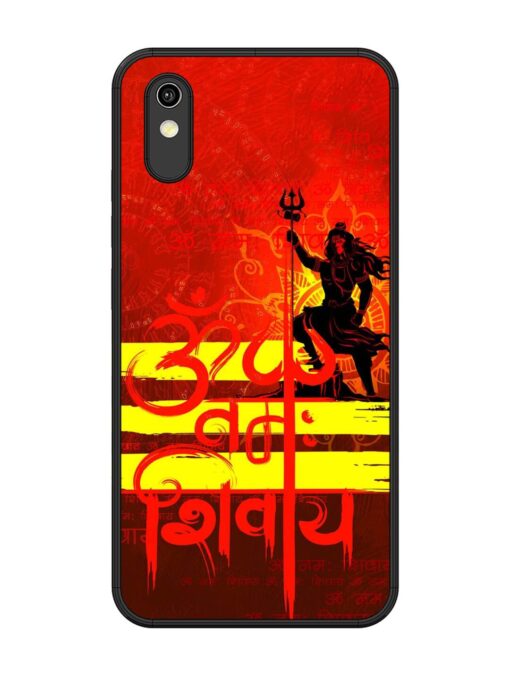 Illustration Lord Shiva Glossy Metal TPU Phone Cover for Vivo Y90