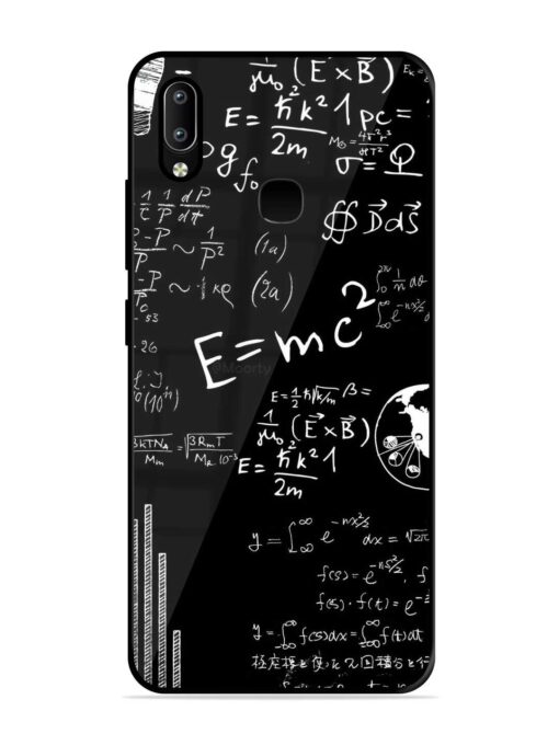 E=Mc2 Mass?Energy Equivalence Glossy Metal Phone Cover for Vivo Y91 Zapvi