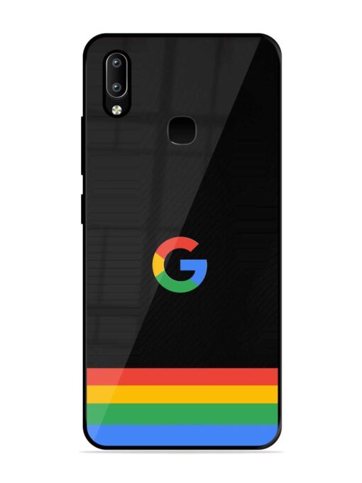 Google Logo Art Glossy Metal Phone Cover for Vivo Y91 Zapvi