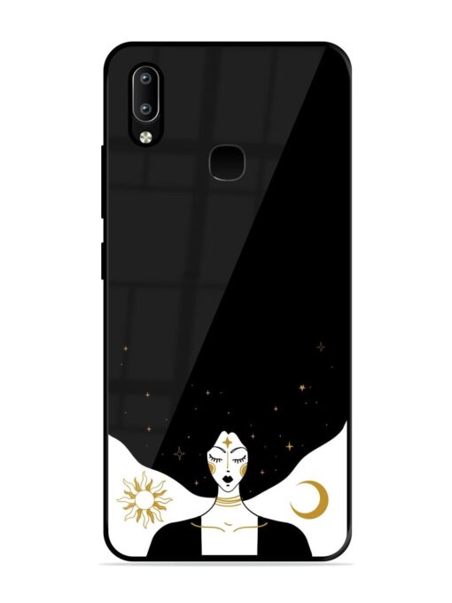 Mystical Vector Vintage Glossy Metal TPU Phone Cover for Vivo Y91 Zapvi