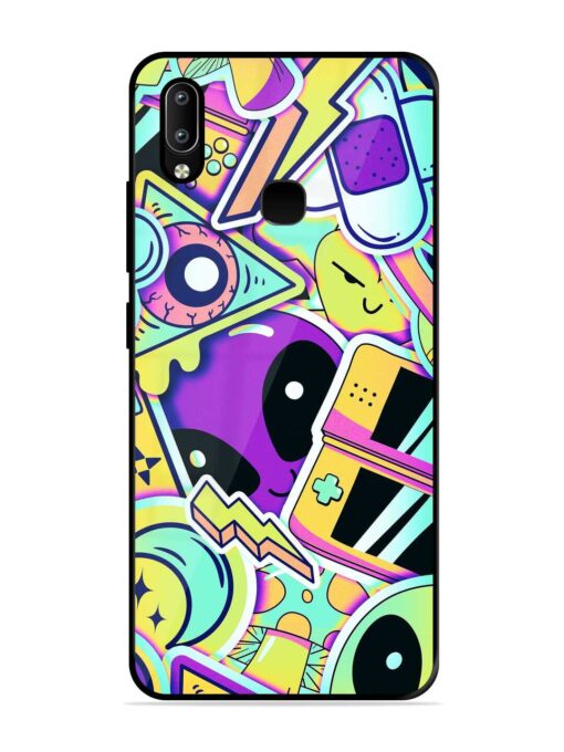 Scratch Art Glossy Metal Phone Cover for Vivo Y91 Zapvi