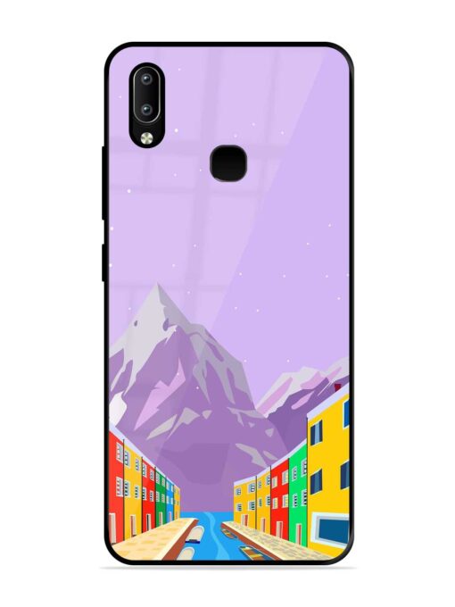 Venice City Illustration Glossy Metal Phone Cover for Vivo Y91 Zapvi