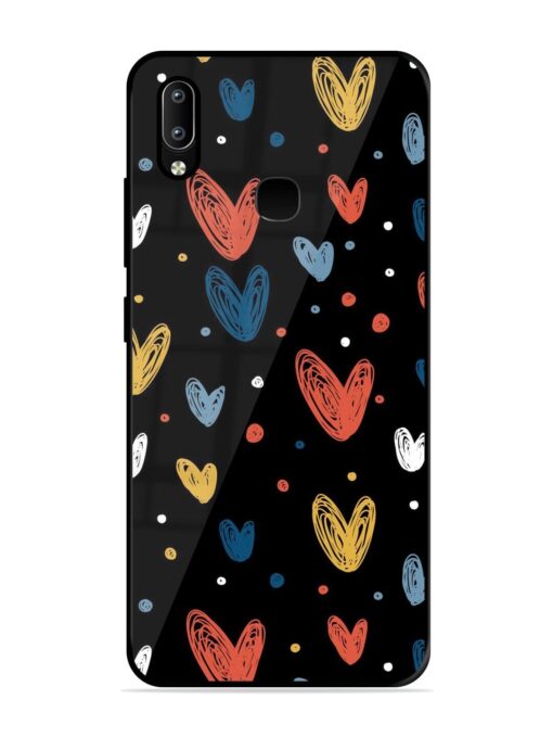 Happy Valentines Day Glossy Metal TPU Phone Cover for Vivo Y91 Zapvi