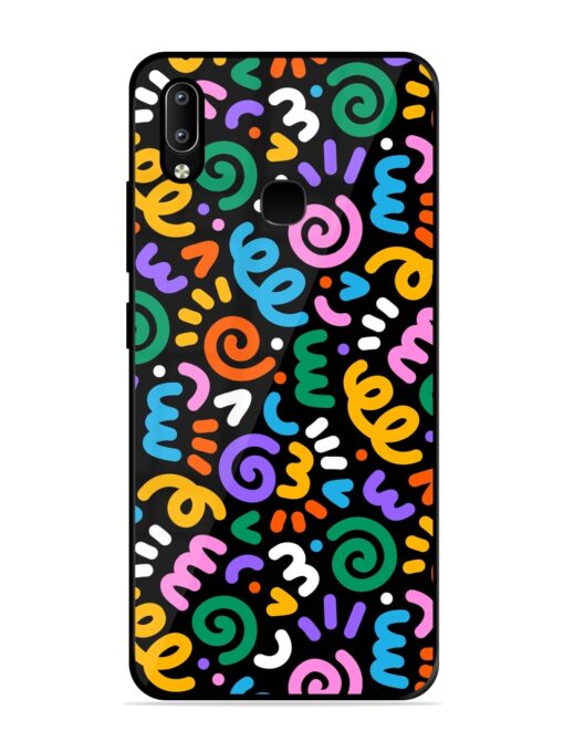 Colorful Seamless Vector Glossy Metal Phone Cover for Vivo Y91 Zapvi