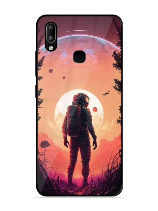 Red Sky At Morning Glossy Metal Phone Cover for Vivo Y91 Zapvi