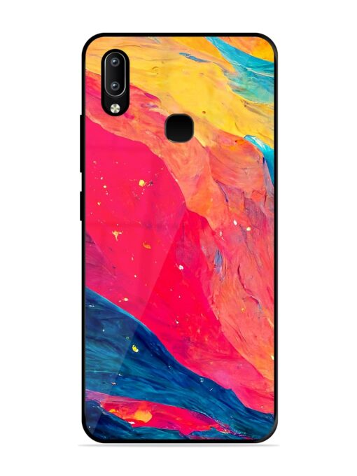 Starry Night Glossy Metal Phone Cover for Vivo Y91 Zapvi