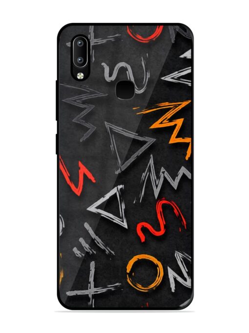 Grungy Graffiti Glossy Metal Phone Cover for Vivo Y91 Zapvi