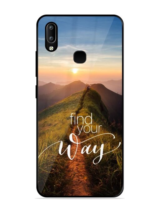 Find Your Way Glossy Metal Phone Cover for Vivo Y91 Zapvi