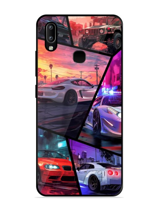 Ride In Pixels Glossy Metal Phone Cover for Vivo Y91 Zapvi