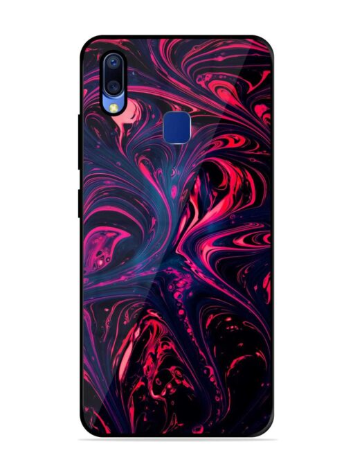 Abstract Background Glossy Metal Phone Cover for Vivo Y95 Zapvi