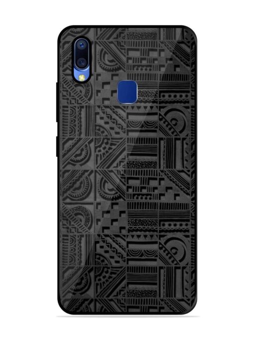 Seamless Pattern Glossy Metal Phone Cover for Vivo Y95 Zapvi