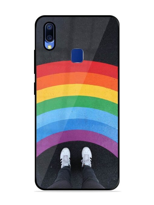 Legs Rainbow Glossy Metal TPU Phone Cover for Vivo Y95 Zapvi