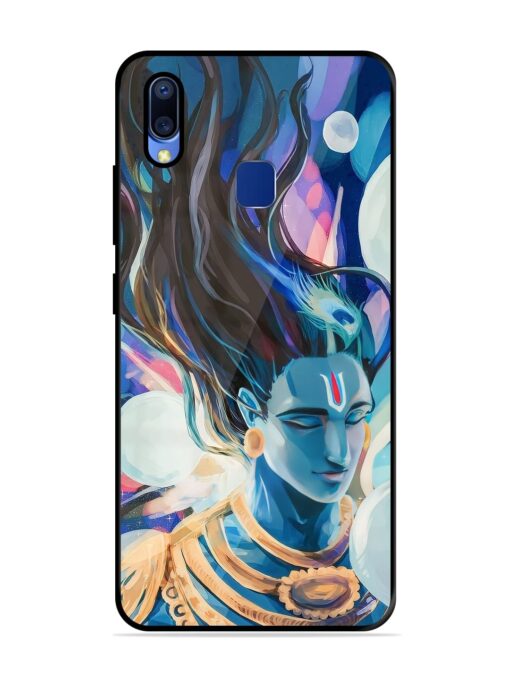 Bhagwan Sri Krishna Glossy Metal Phone Cover for Vivo Y95 Zapvi