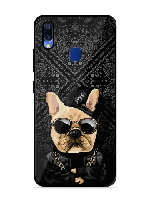 Gangsta Cool Sunmetales Dog Glossy Metal Phone Cover for Vivo Y95 Zapvi