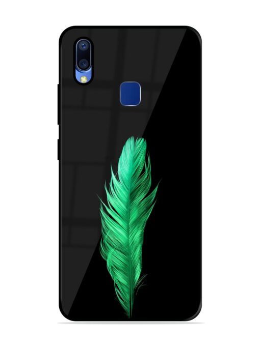 Feather Texture Glossy Metal Phone Cover for Vivo Y95 Zapvi