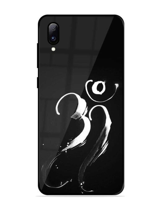 Om Logo Glossy Metal Phone Cover for Vivo Y97