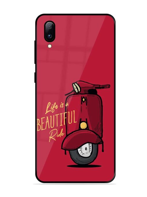 Life Is Beautiful Rides Glossy Metal Phone Cover for Vivo Y97 Zapvi