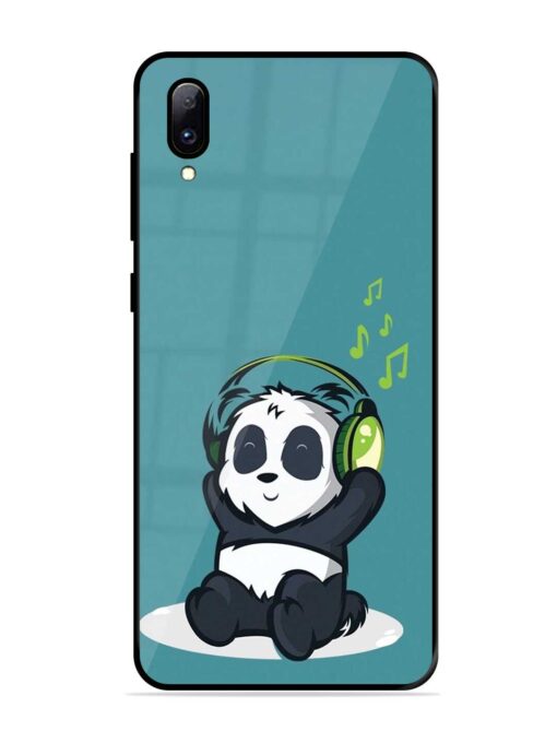 Music Panda Glossy Metal Phone Cover for Vivo Y97