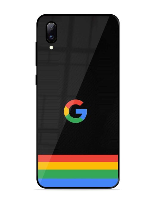 Google Logo Art Glossy Metal Phone Cover for Vivo Y97