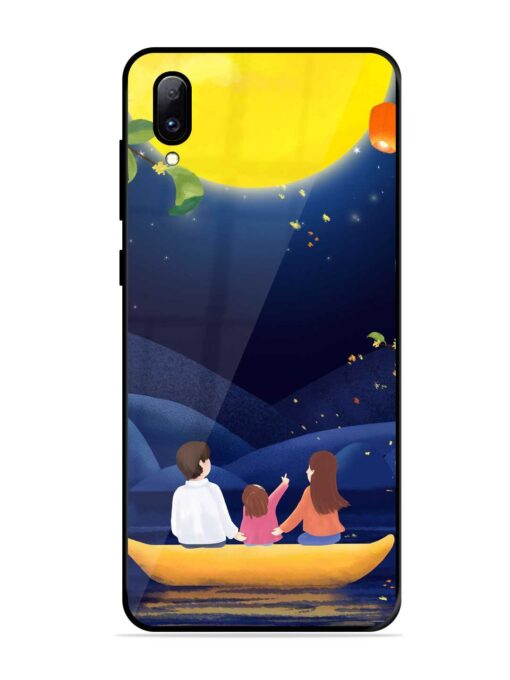 Happy Family And Beautiful View Glossy Metal Phone Cover for Vivo Y97