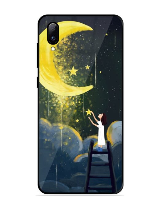 Moonlight Healing Night Illustration Glossy Metal TPU Phone Cover for Vivo Y97 Zapvi