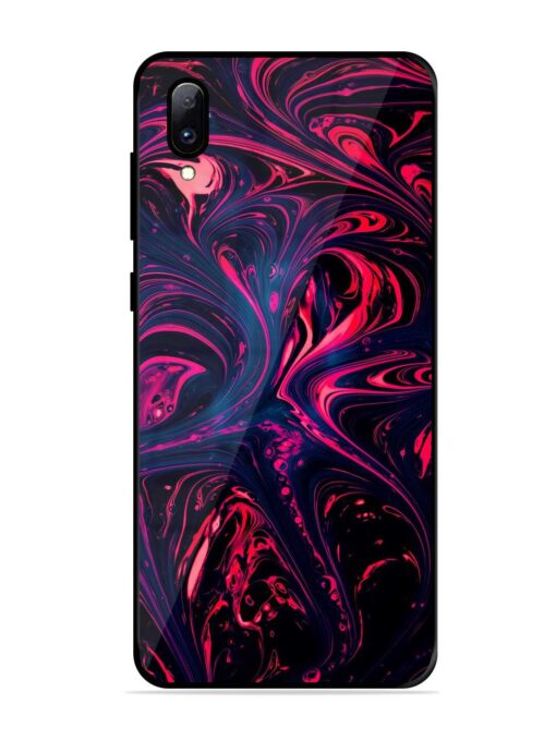 Abstract Background Glossy Metal Phone Cover for Vivo Y97