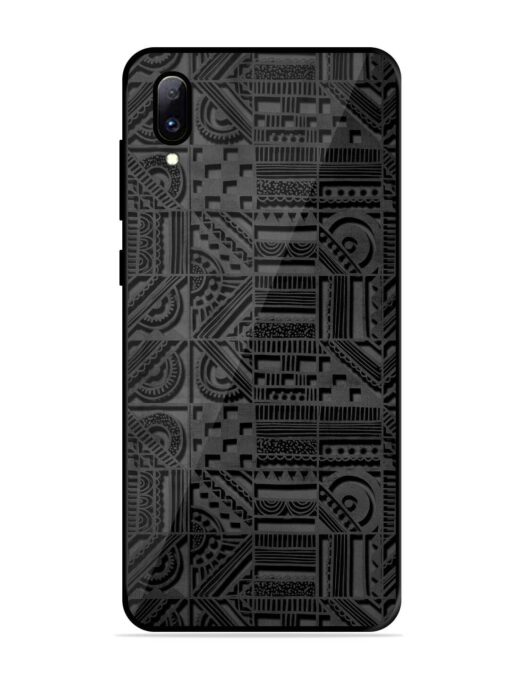 Seamless Pattern Glossy Metal Phone Cover for Vivo Y97