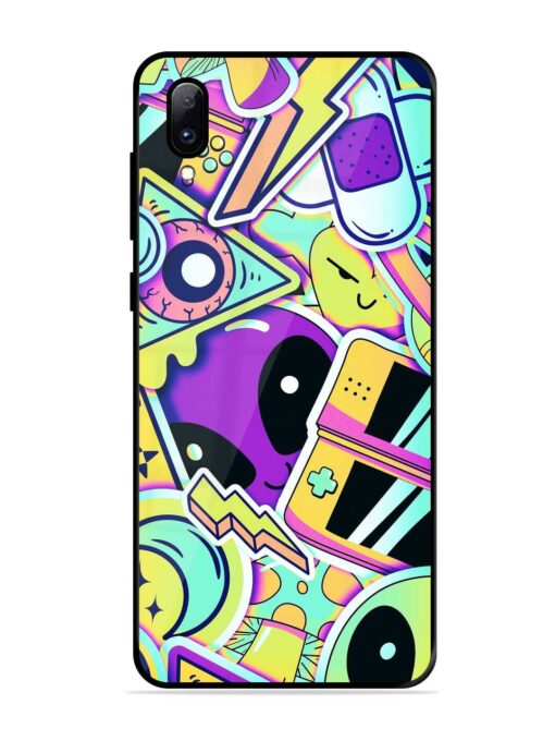 Scratch Art Glossy Metal Phone Cover for Vivo Y97 Zapvi