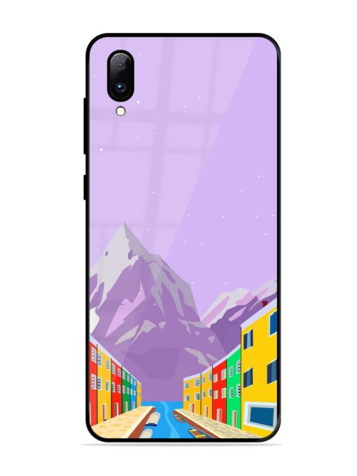 Venice City Illustration Glossy Metal Phone Cover for Vivo Y97 Zapvi