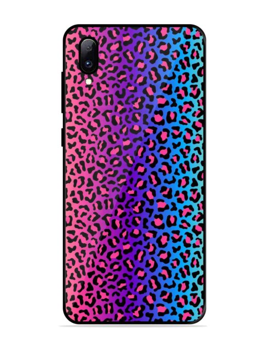 Colorful Leopard Seamless Glossy Metal Phone Cover for Vivo Y97 Zapvi