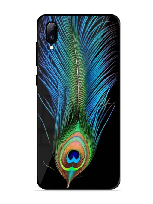 Peacock Feather Glossy Metal TPU Phone Cover for Vivo Y97 Zapvi