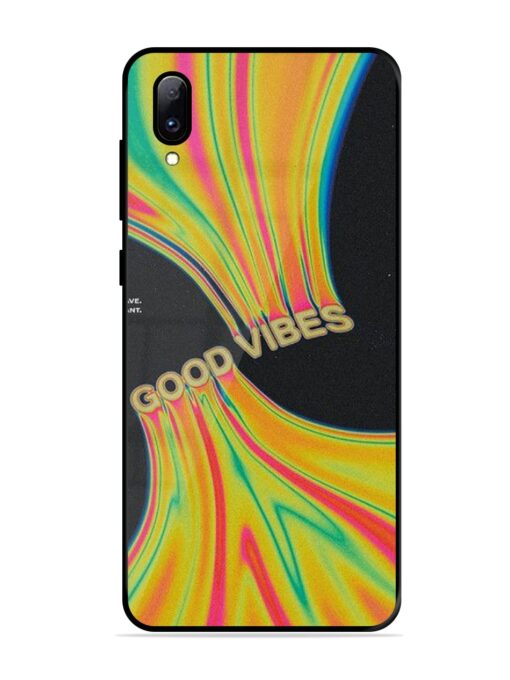 Good Vibes Glossy Metal Phone Cover for Vivo Y97 Zapvi