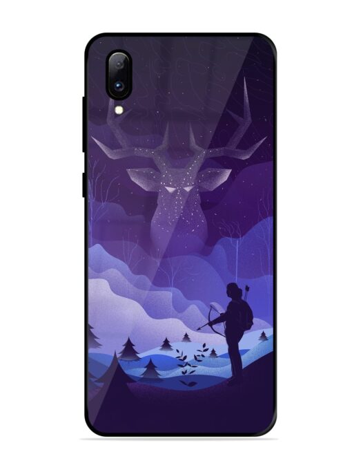 Deer Forest River Glossy Metal Phone Cover for Vivo Y97 Zapvi