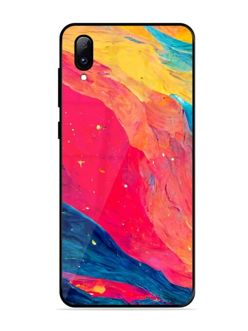 Starry Night Glossy Metal Phone Cover for Vivo Y97 Zapvi